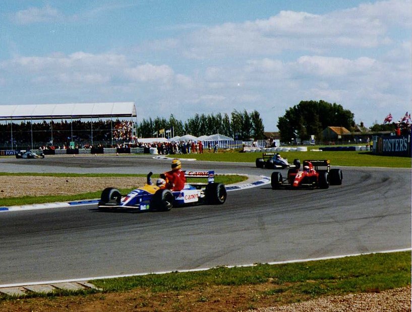 Mansell And Senna At Silverstone