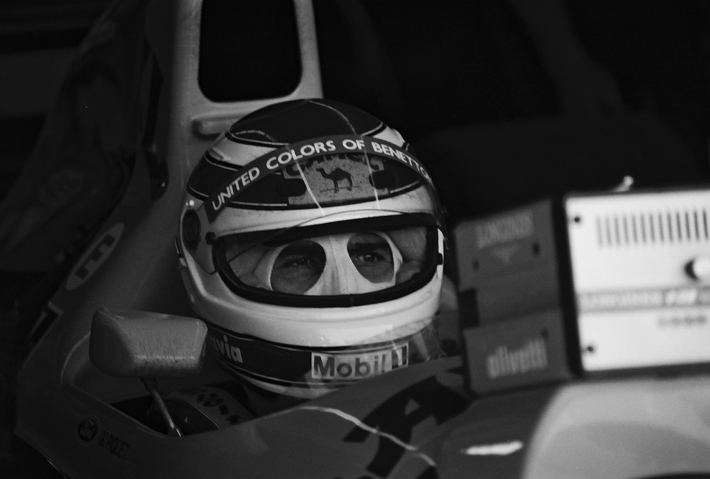 F1 driver Piquet 1991