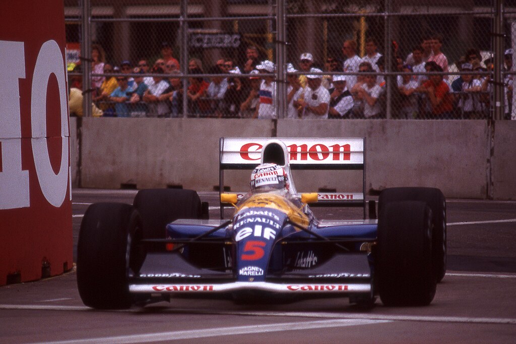 Mansell At 1991 United States Grand Prix 