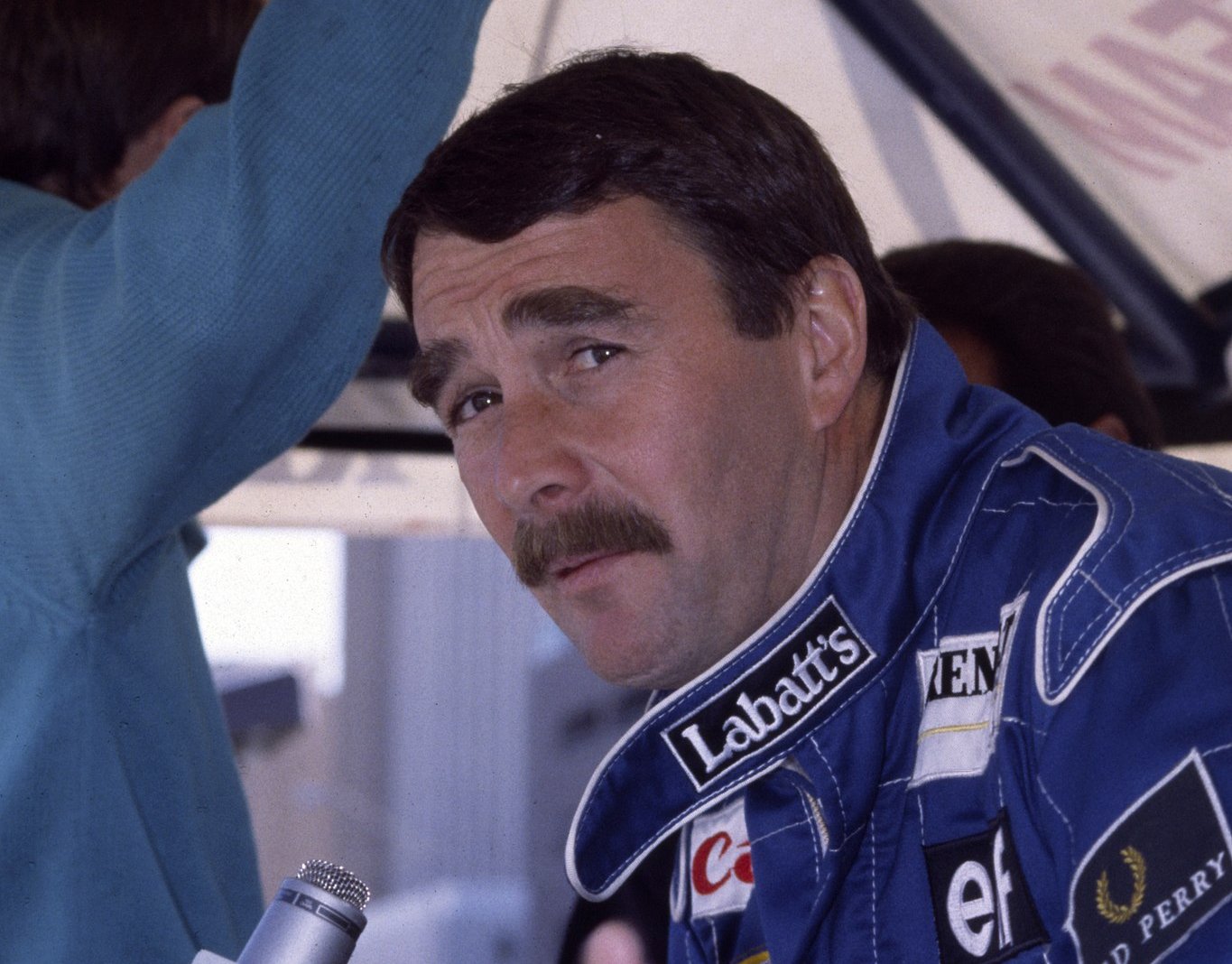 F1 driver Nigel Mansell 