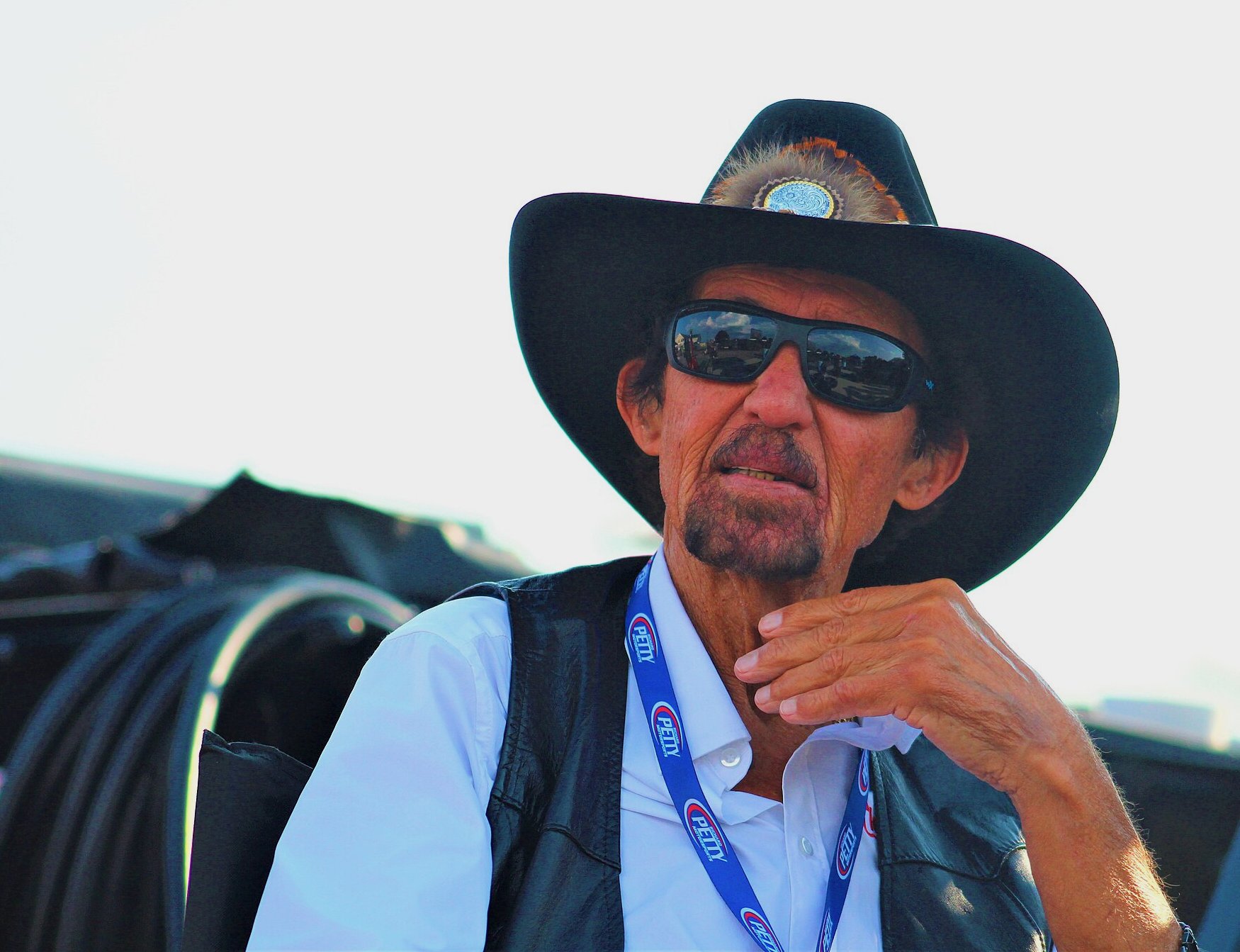 Portrait Photo of American stock car driver Richard Petty