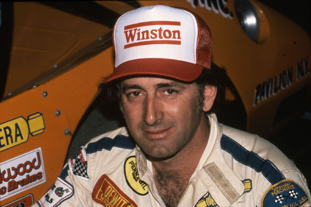 Portrait Photo of American stock car driver Richie Evans