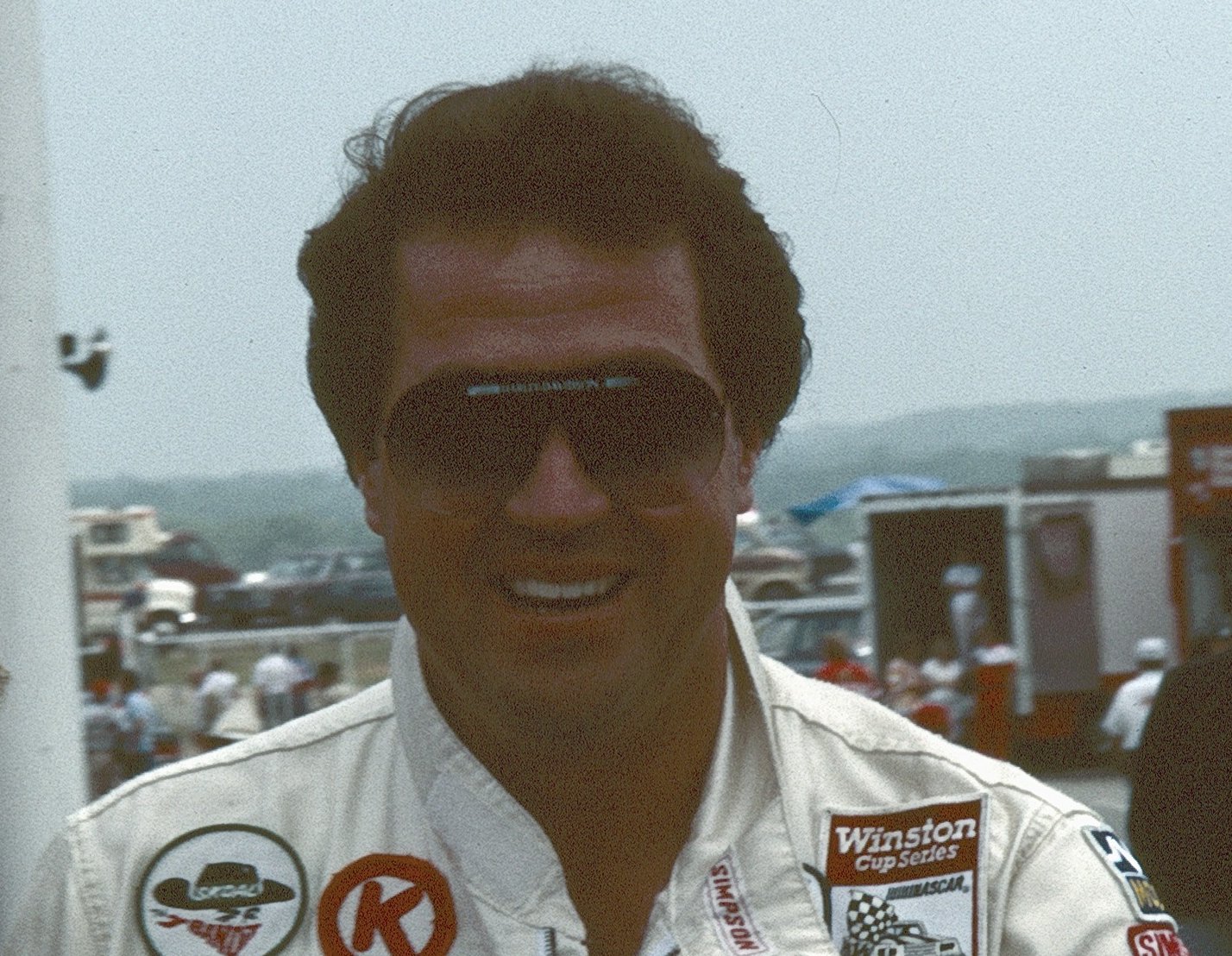 Portrait Photo of American stock car driver Harry Gant