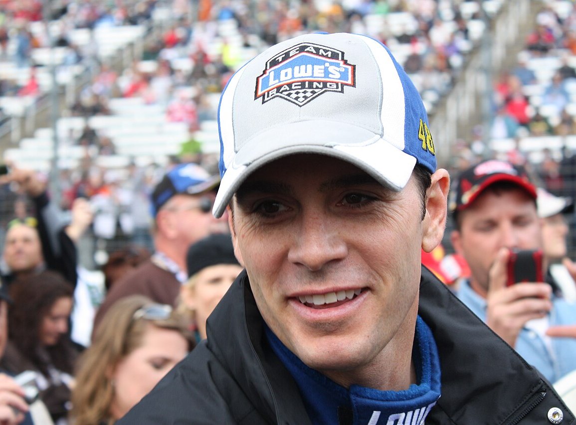 Portrait Photo of American stock car driver Jimmie Johnson