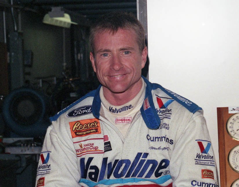 Portrait Photo of American stock car driver Mark Martin