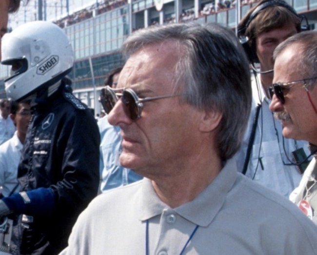Michael Schumacher Bernie Ecclestone September 1991