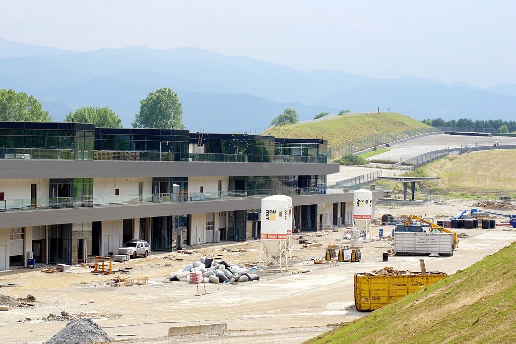 Red Bull Ring, Construction area  2010