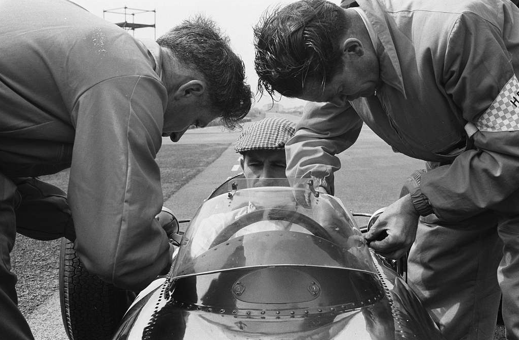 Grand Prix in Zandvoort before the start