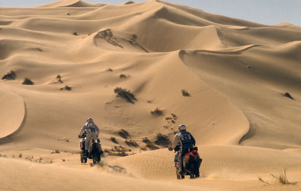 The Paris-Dakar Rally car race