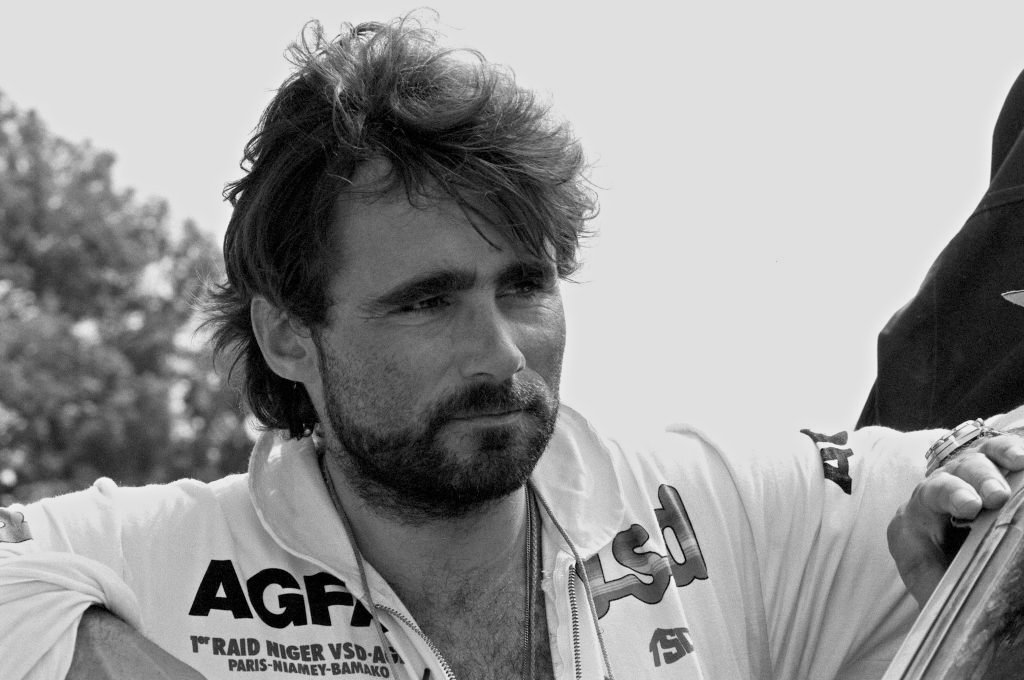 Thierry Sabine wearing a jumpsuit