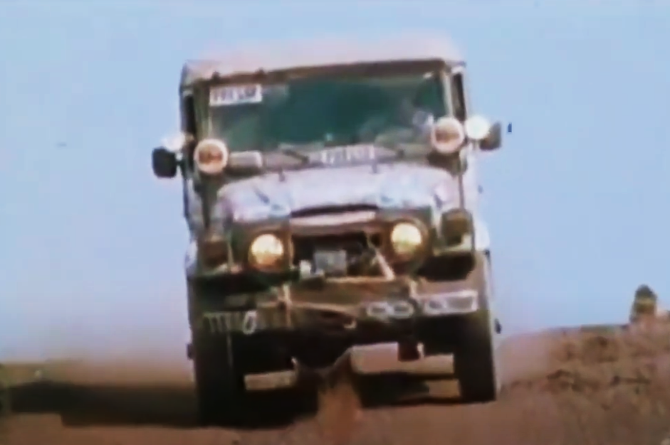 Screenshot of the video Paris Dakar Rally 1979