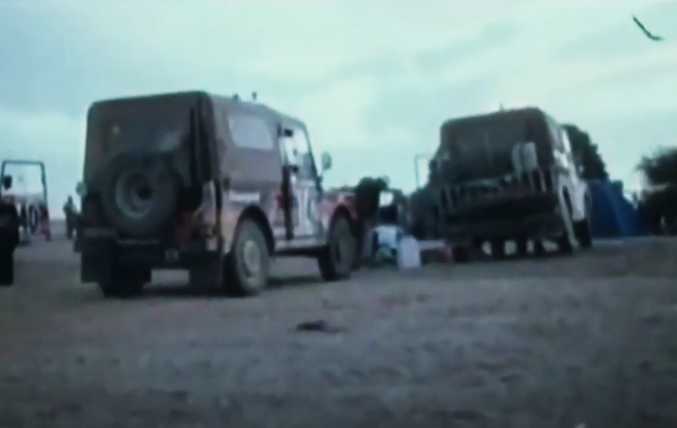 Screenshot of the video Paris Dakar Rally 1979