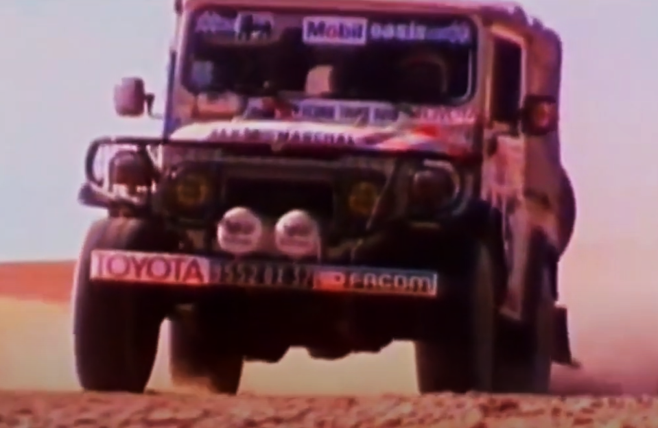 Screenshot of the video Paris Dakar Rally 1979