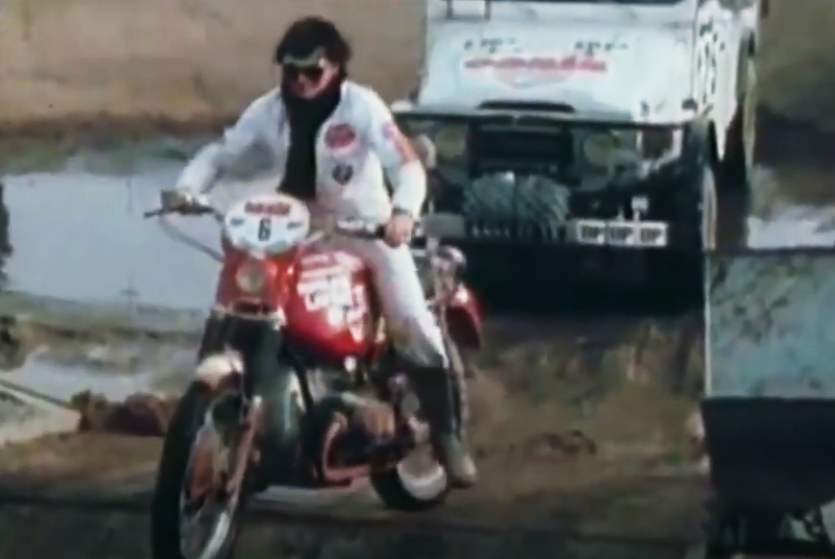 Screenshot of the video Paris Dakar Rally 1979