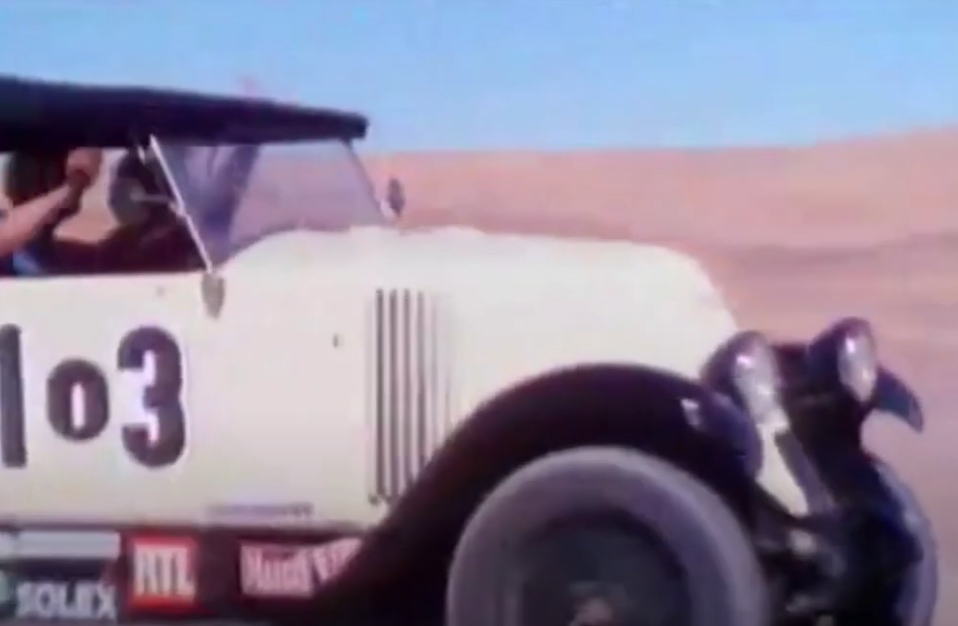 Screenshot of the video Paris Dakar Rally 1979