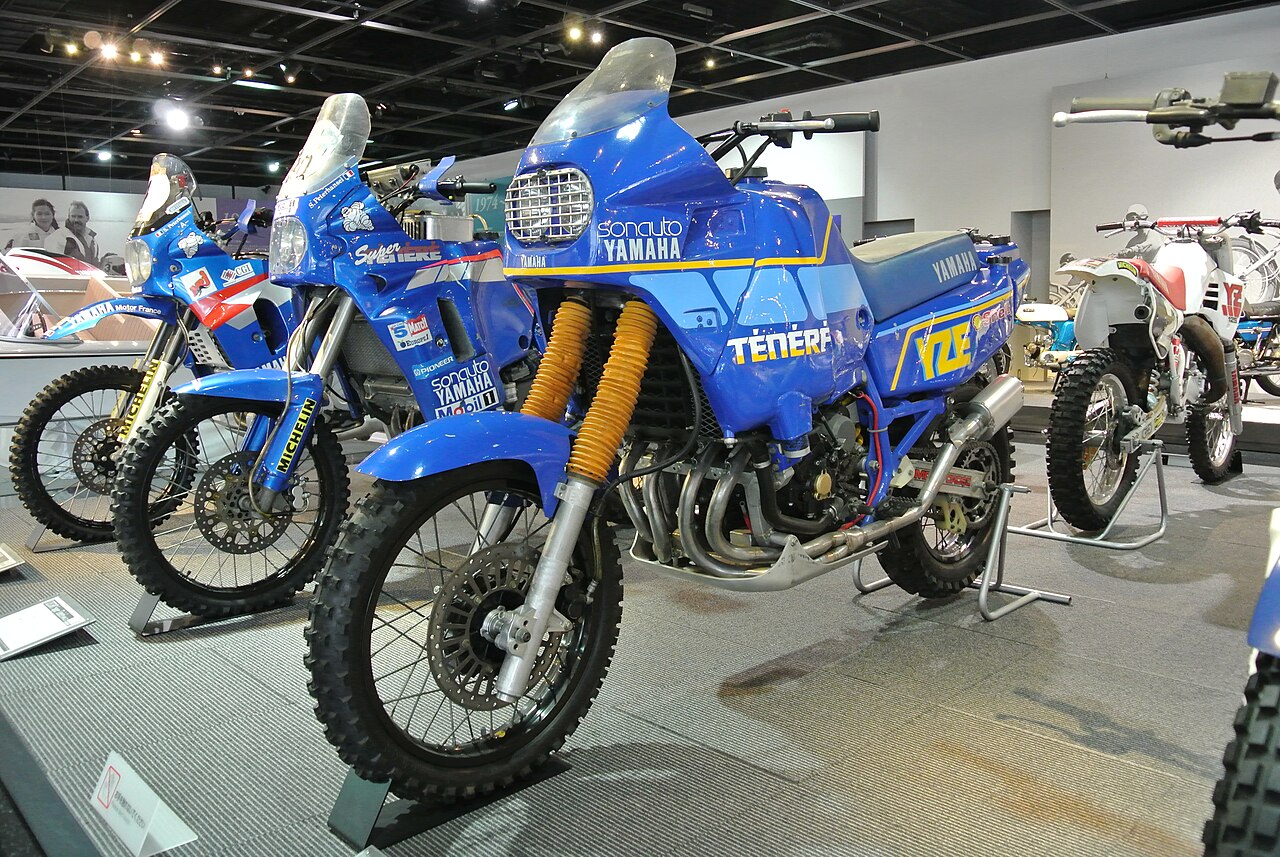 Yamaha Paris–Dakar Rally Motorcycles in the Yamaha Communication Plaza