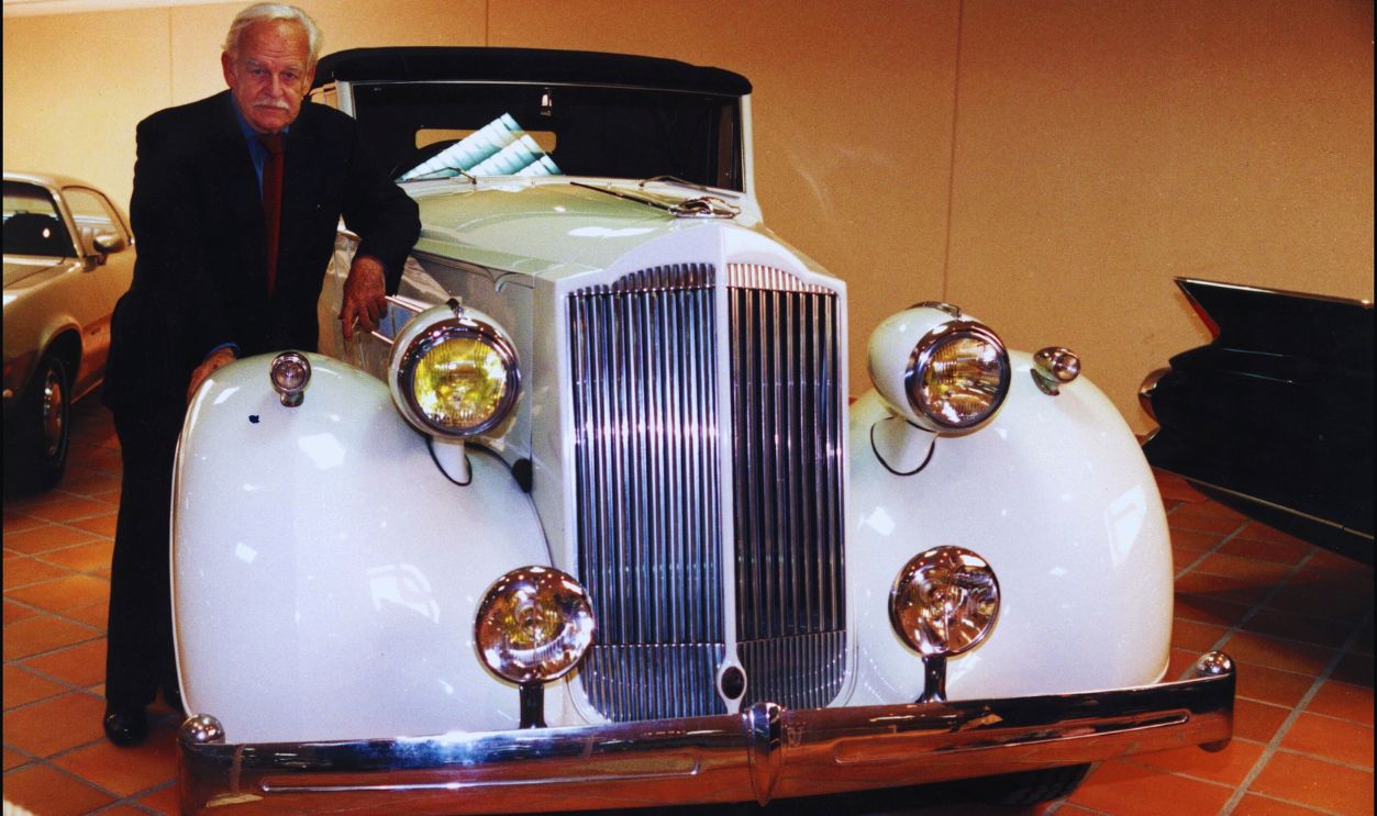 MONACO - SEPTEMBER 15: The Grimaldi Dynasty celebrates its 700th anniversary in Monaco City, Monaco on September 15, 1996 - Rainier's Collection of old cars.