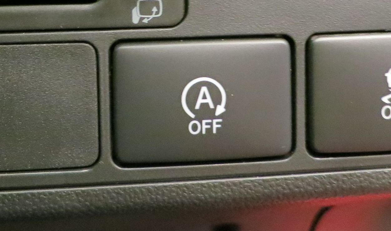 Auto On button inside car