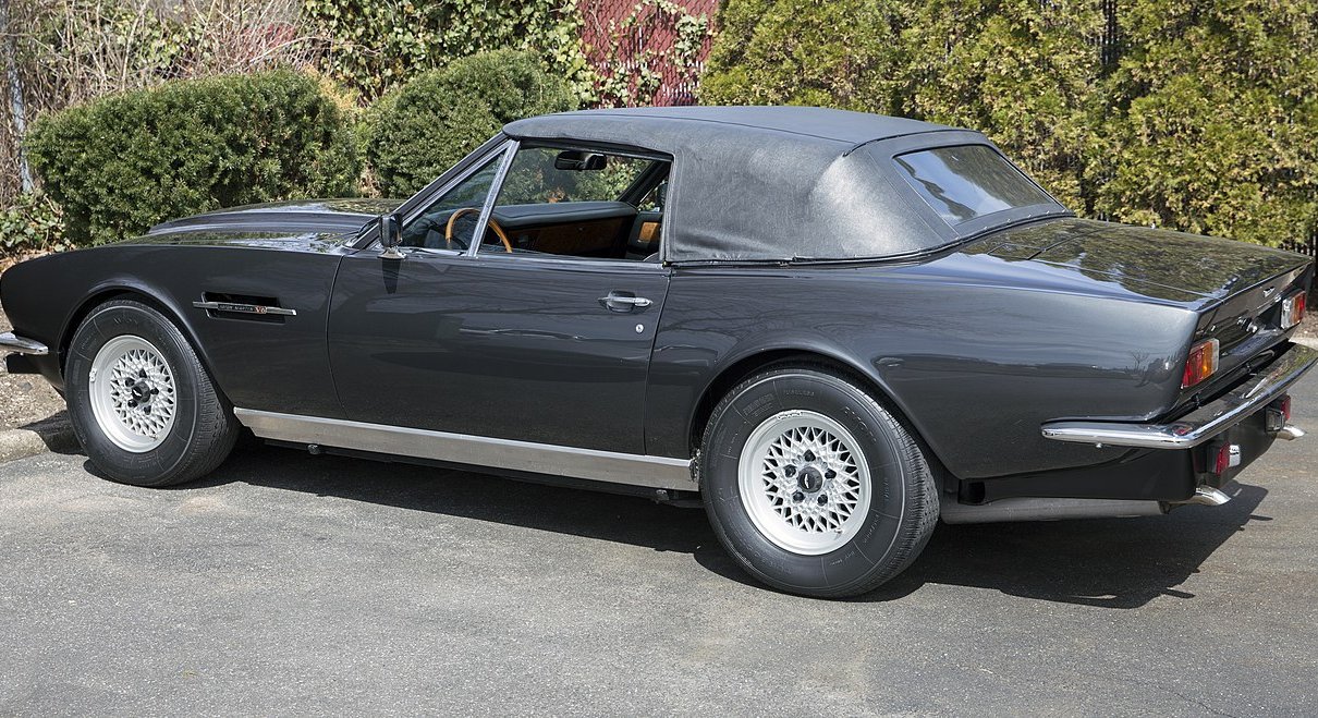 A 1985 Aston Martin V8 Volante Series I in Litchfield Black metallic