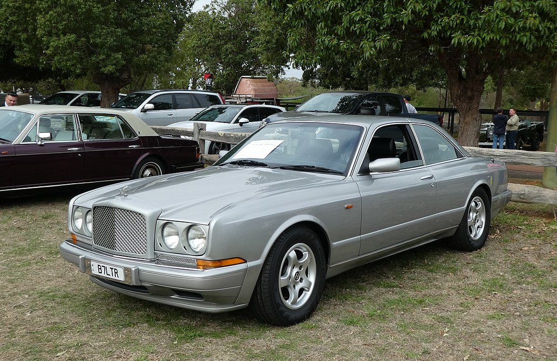 A 1994 Bentley Continental R, seen on public display