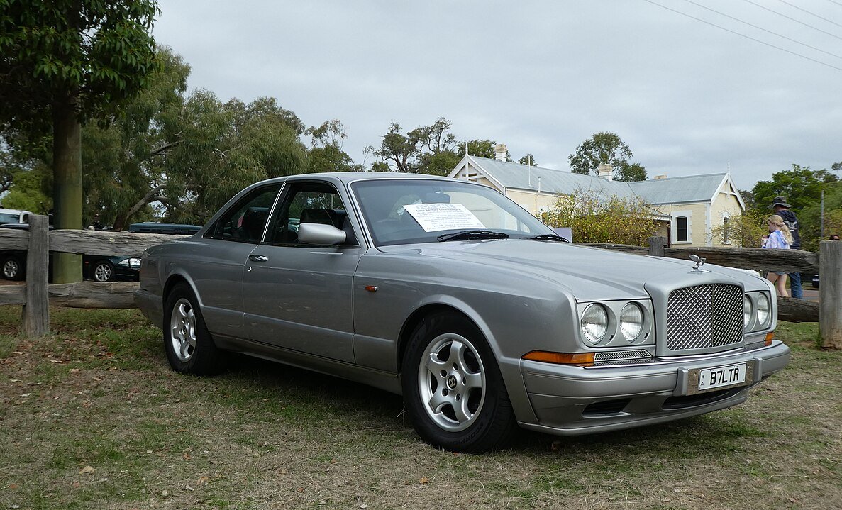 A 1994 Bentley Continental R, seen on public display
