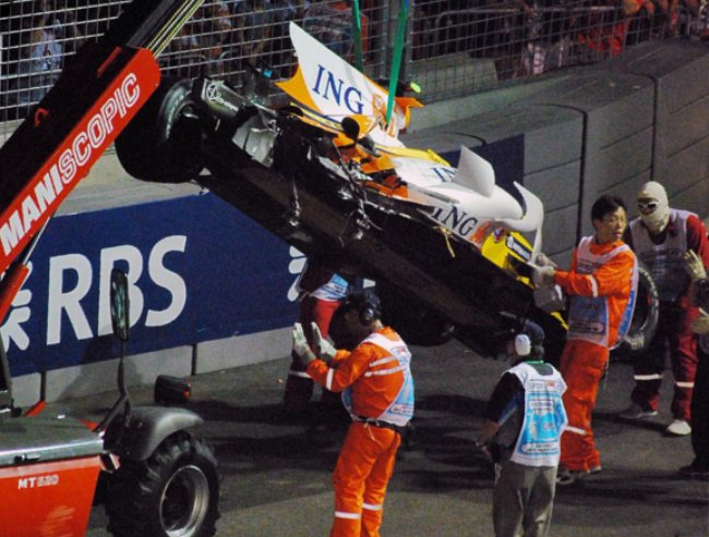 Piquet 2008 Singapore Gp