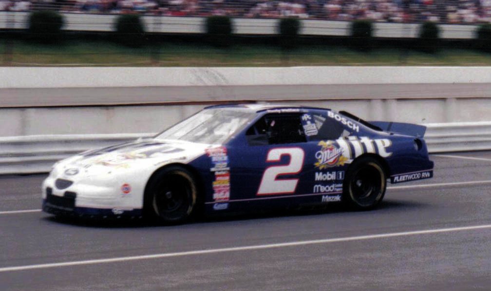 NASCAR driver Rusty Wallace Miller Lite car in 1997