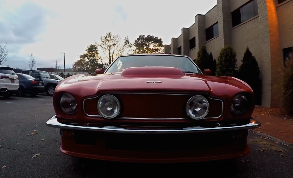 Screenshot of the video 1978 Aston Martin V8 Vantage Coupe