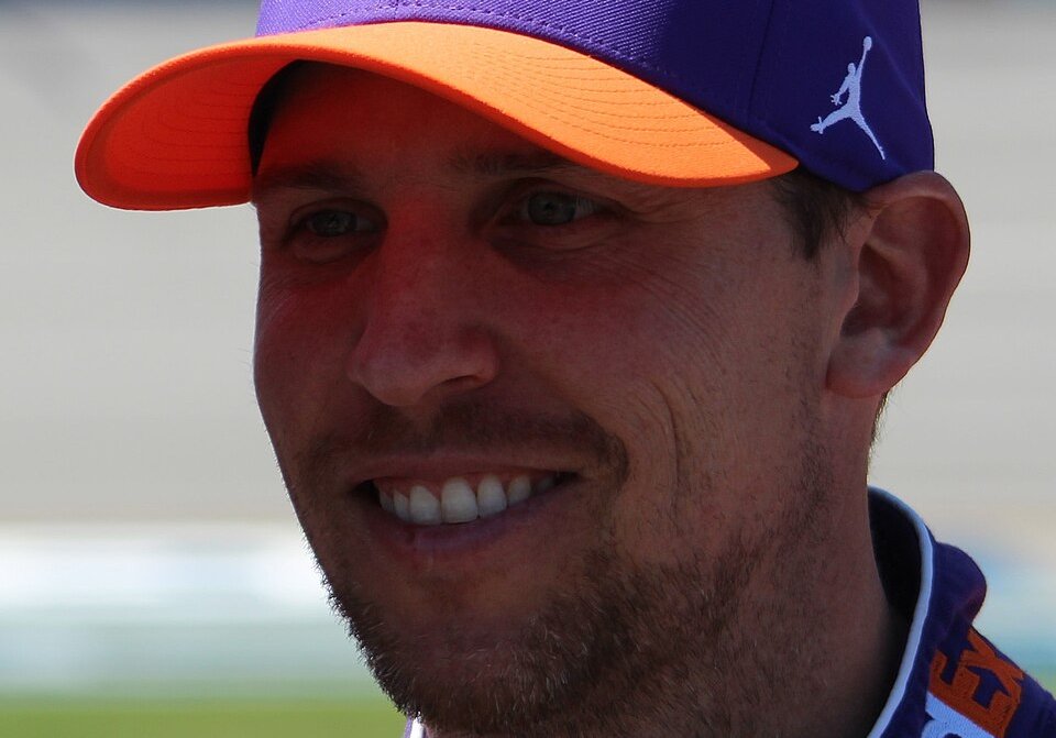 Denny Hamlin at Talladega Superspeedway