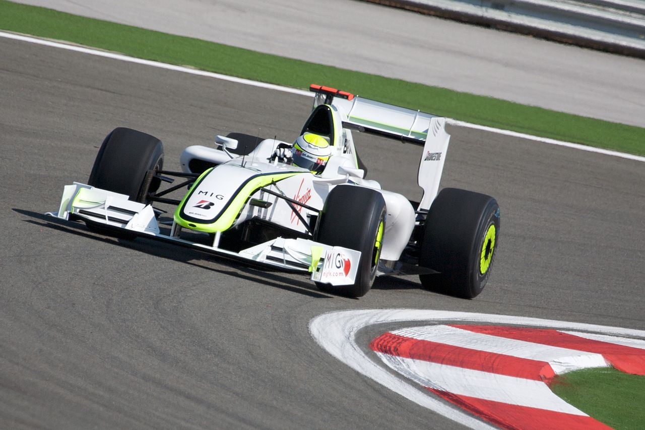 Jenson Button driving for Brawn GP
