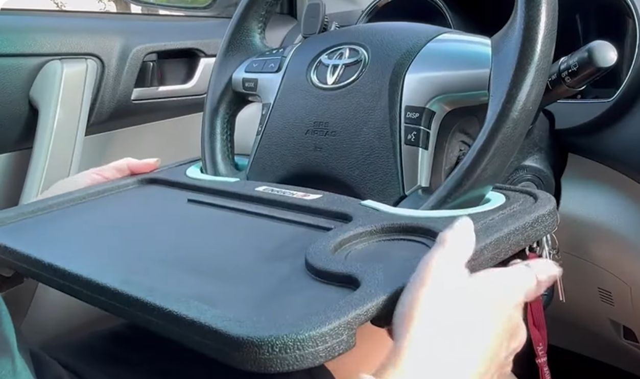 Steering Food Tray