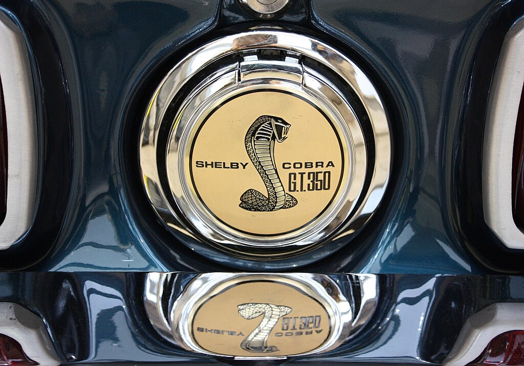 Shelby Cobra emblem closeup