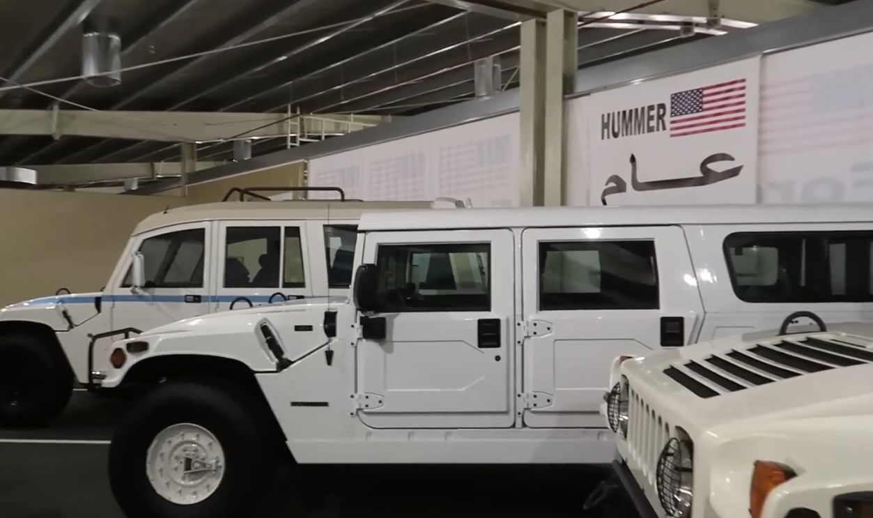 Military vehicles at -SHEIKH HAMAD BIN HAMDAN museum