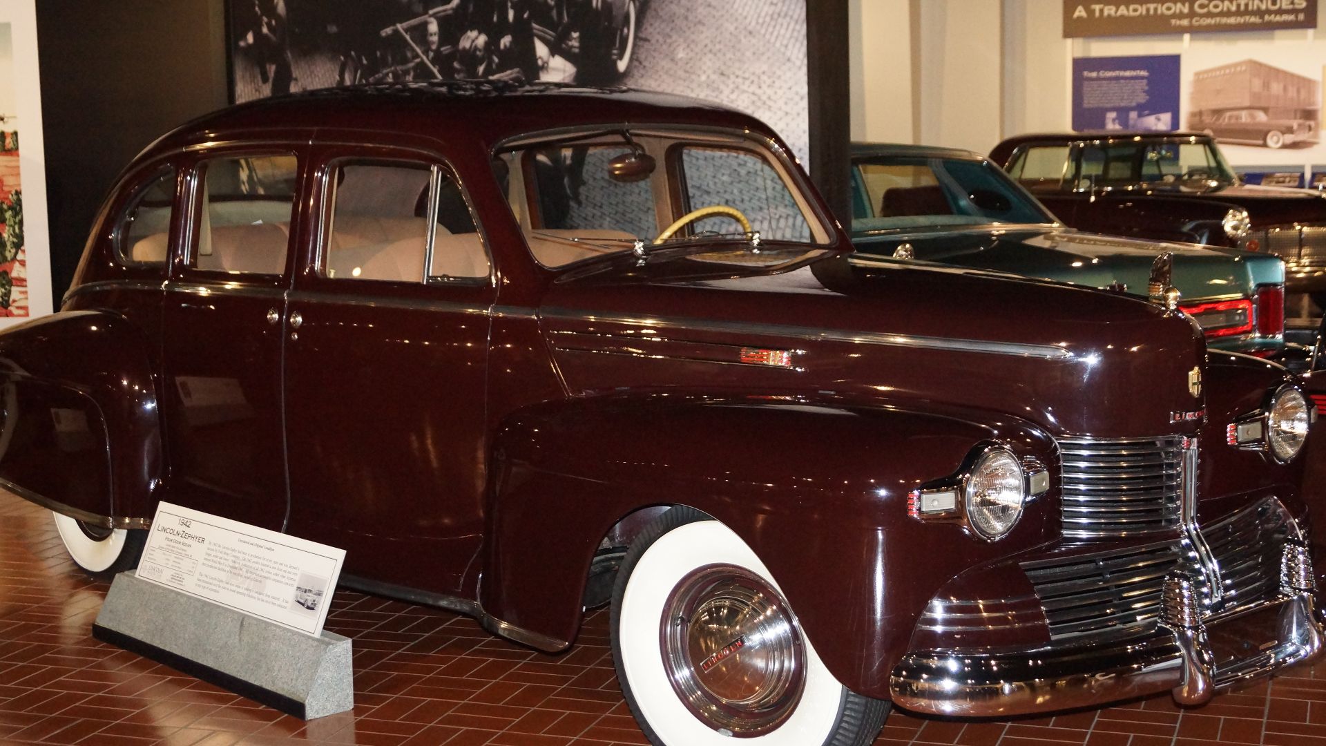 File:Gilmore Car Museum 1942 Lincoln Zephyr sedan (34642148796).jpg