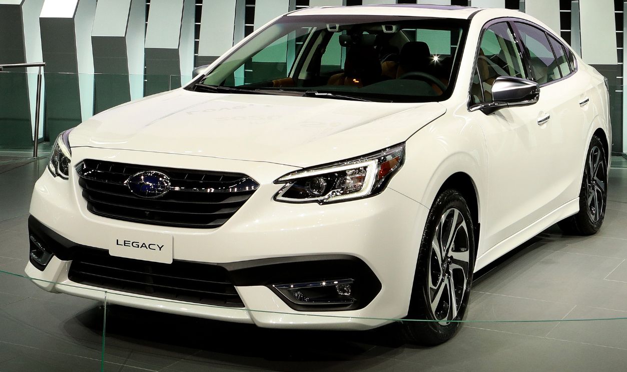 2020 Subaru Legacy is on display at the 111th Annual Chicago Auto Show at McCormick Place in Chicago, Illinois on February 8, 2019.