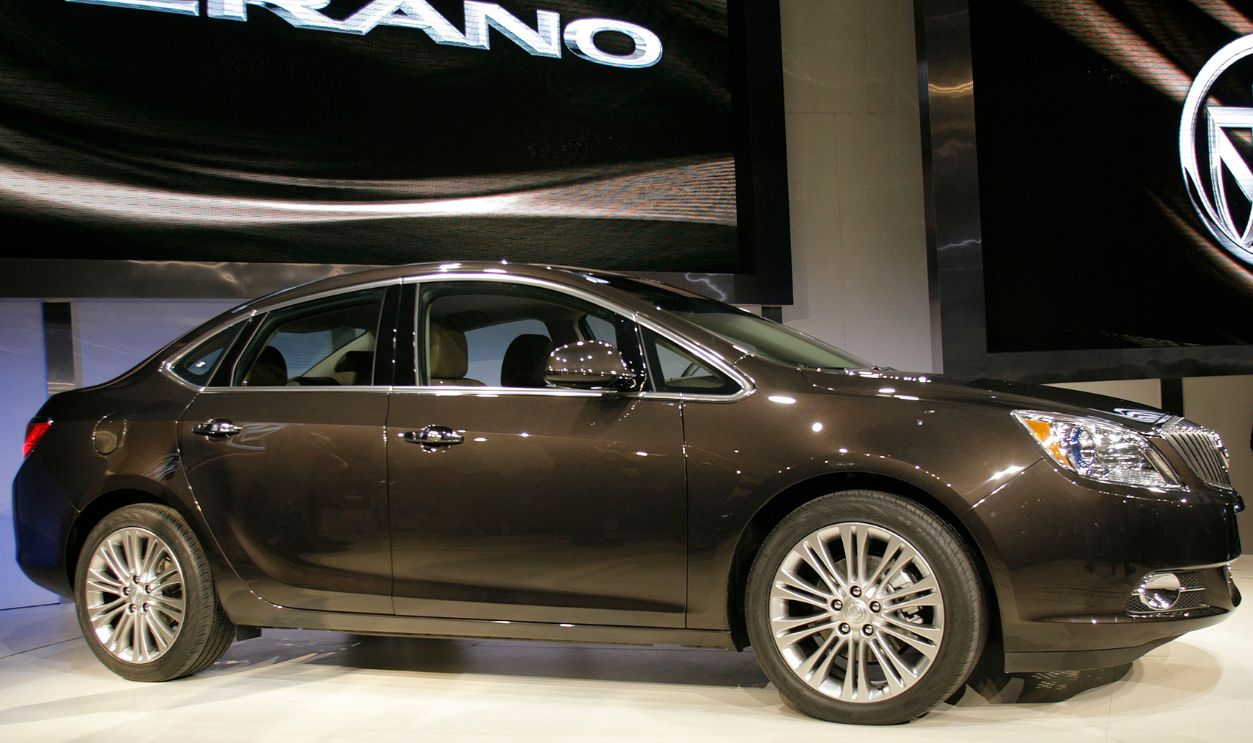 The all-new 2012 Buick Verano compact luxury sedan is introduced to the media at the 2011 North American International Auto Show being held at the Cobo Center January 10, 2011 in Detroit, Michigan. Approximately 4500 journalists from over 60 countries are attending the NAIAS, which features more than 30 worldwide debuts of vehicles by automotive manufacturers from around the world.