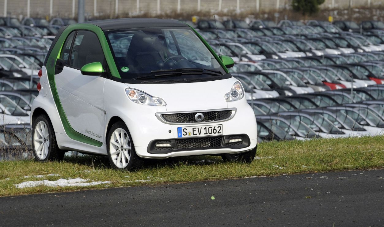 A Smart ForTwo Electric Drive is pictured at the Smart car factory of Hambach, eastern France, on December 11, 2012. The third-generation Smart electric drive is scheduled to be launched in the U.S. and Europe by the second quarter of 2013 and Smart plans to mass produce the electric car with availability in 30 markets worldwide.