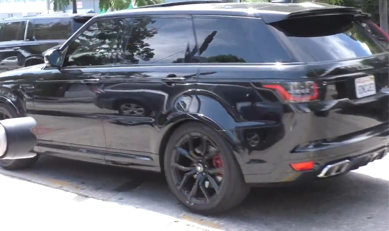 Justin Bieber's Range Rover