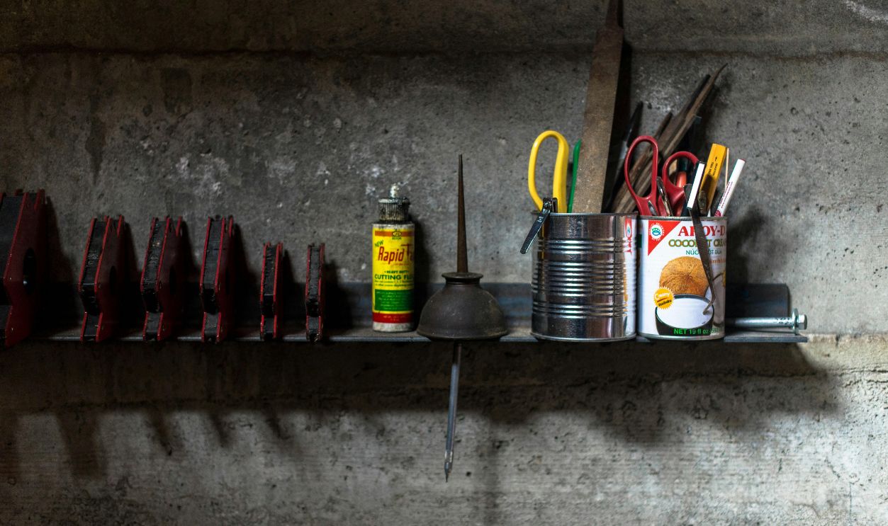 Coffee Cans Full Of Screws