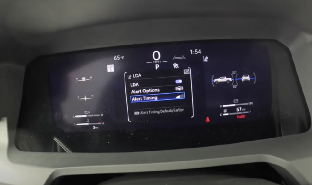 Overly Sensitive Lane Departure Warnings