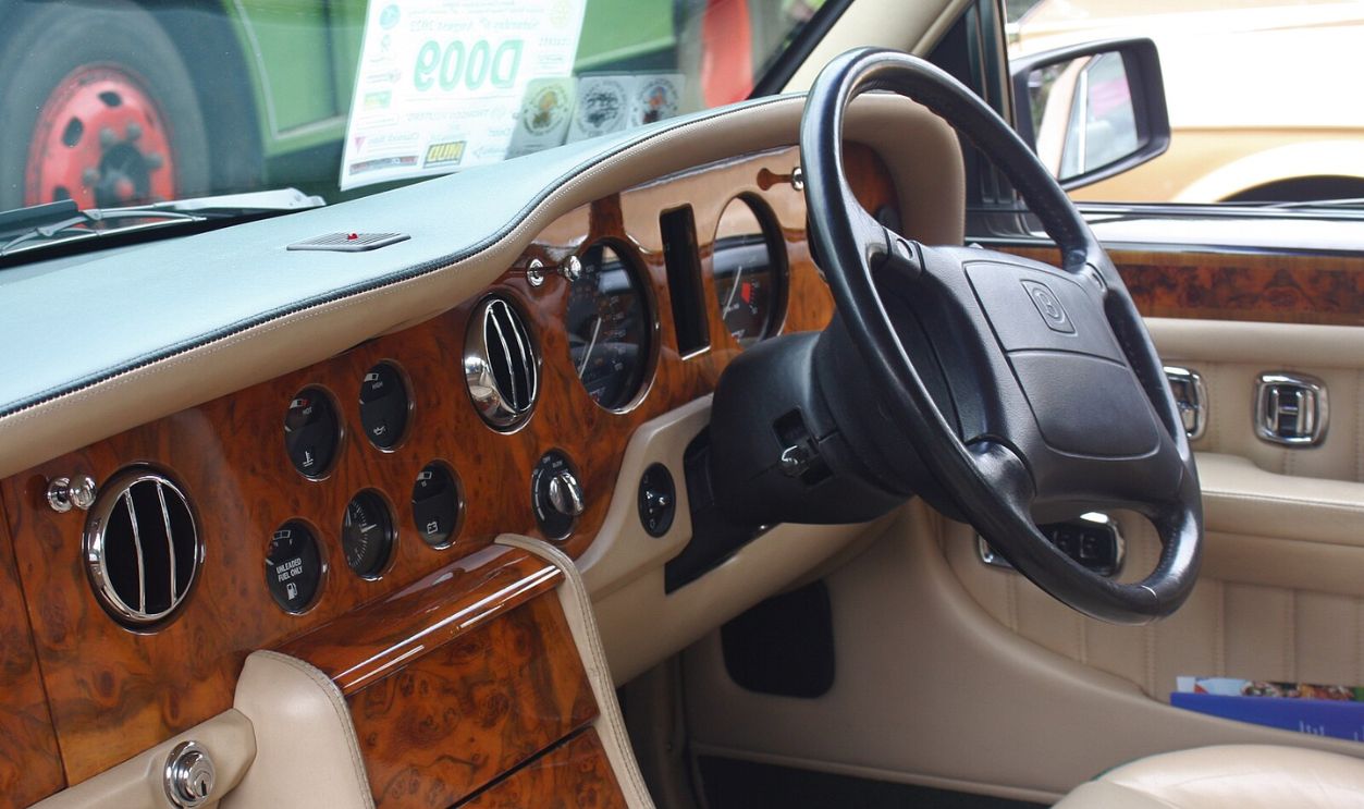 Plastic Wood Grain Interior Trim