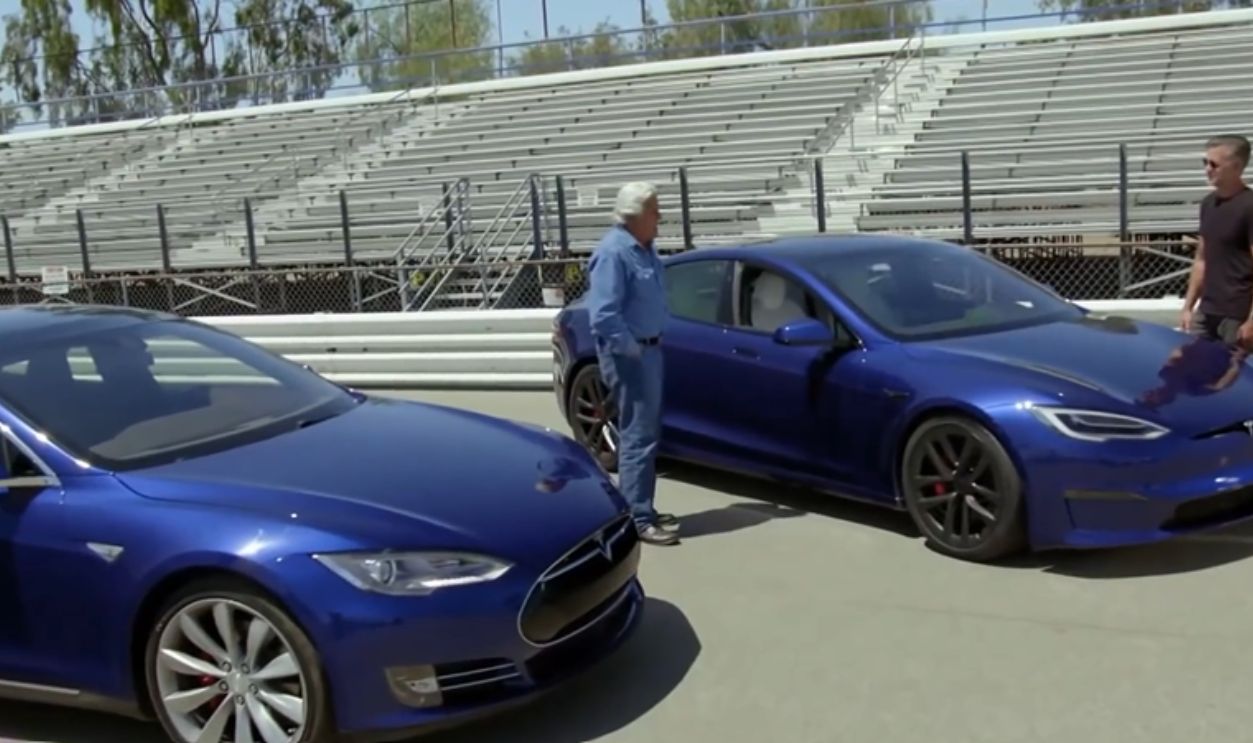 Jay Leno (Tesla Model S Plaid)