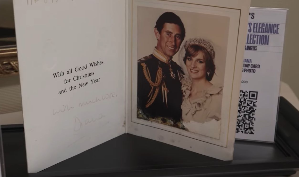 Princess Diana’s Signed Christmas Card ($12,000+)