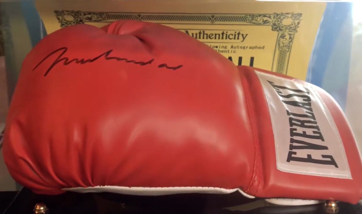 Muhammad Ali’s Signed Boxing Gloves ($25,000+)