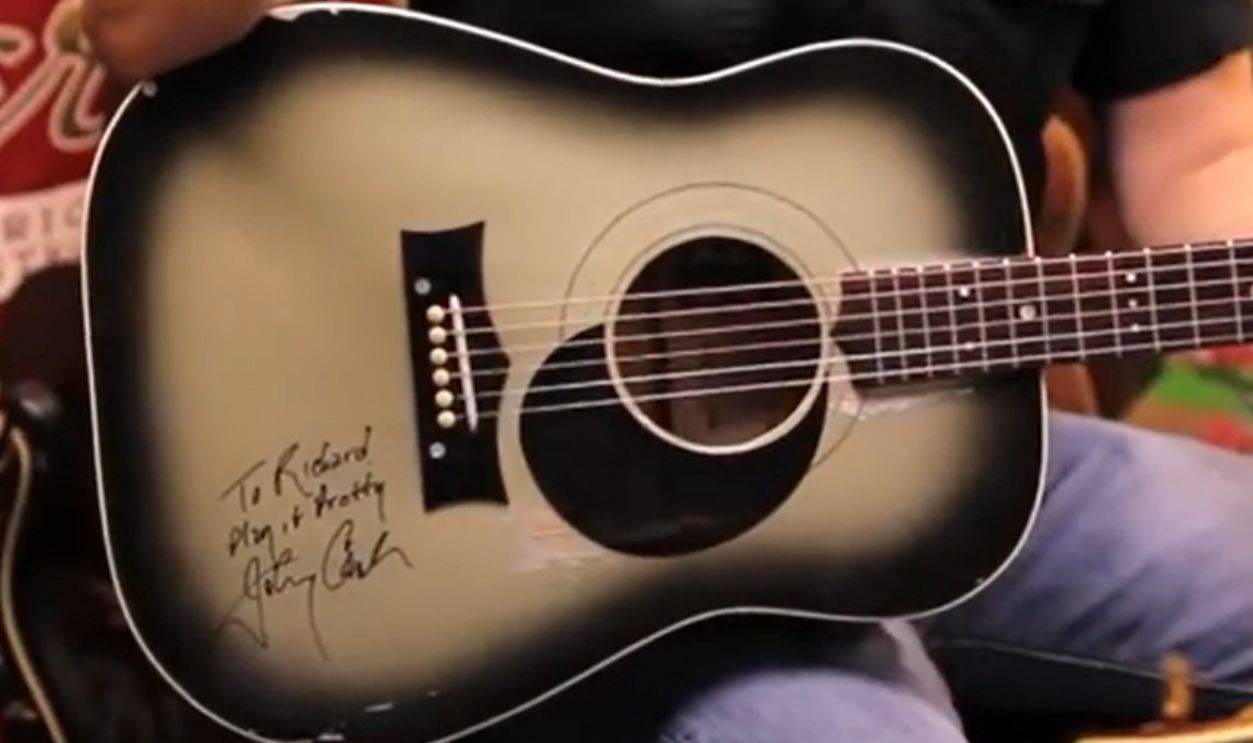 Johnny Cash’s Signed Guitar ($25,000+)