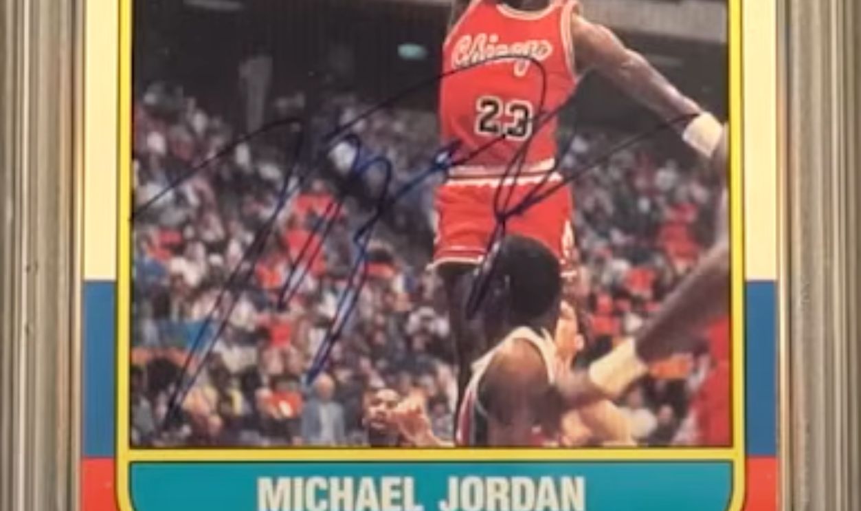 Michael Jordan’s 1986 Fleer Rookie Card (Signed) ($500,000–$2.5 million+)