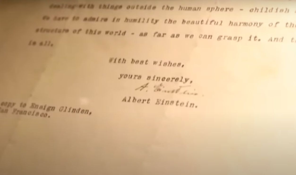 Albert Einstein’s Signed Letter ($50,000–$3 million+)