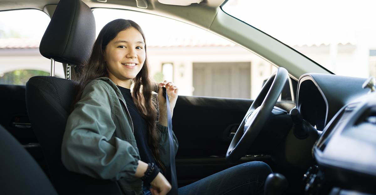 Teen's first car