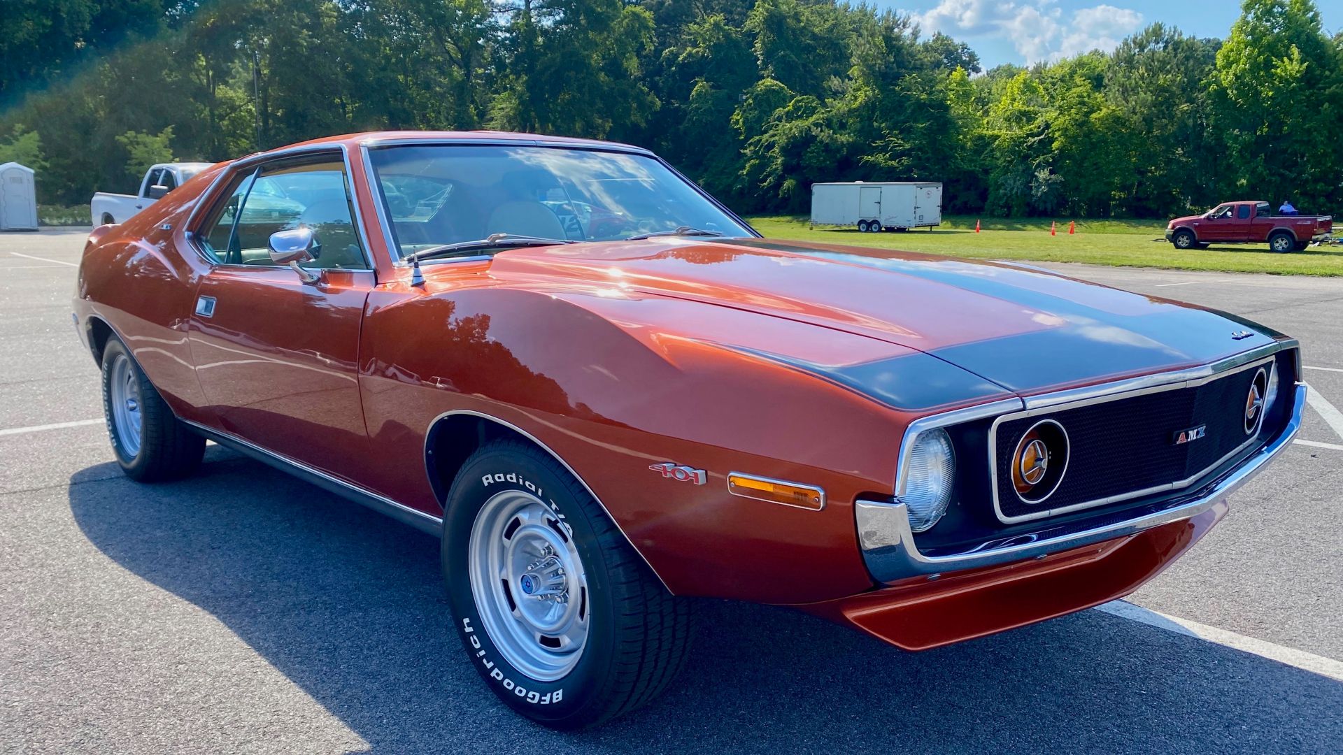 File:1972 AMC Javelin AMX 401 Go-Pac automatic at AMO 2024 show 2of9.jpg