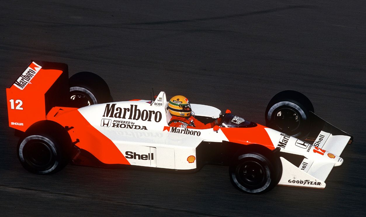 Ayrton Senna, McLaren-Honda MP4/4, Grand Prix of Belgium, Spa-Francorchamps, 28 August 1988.